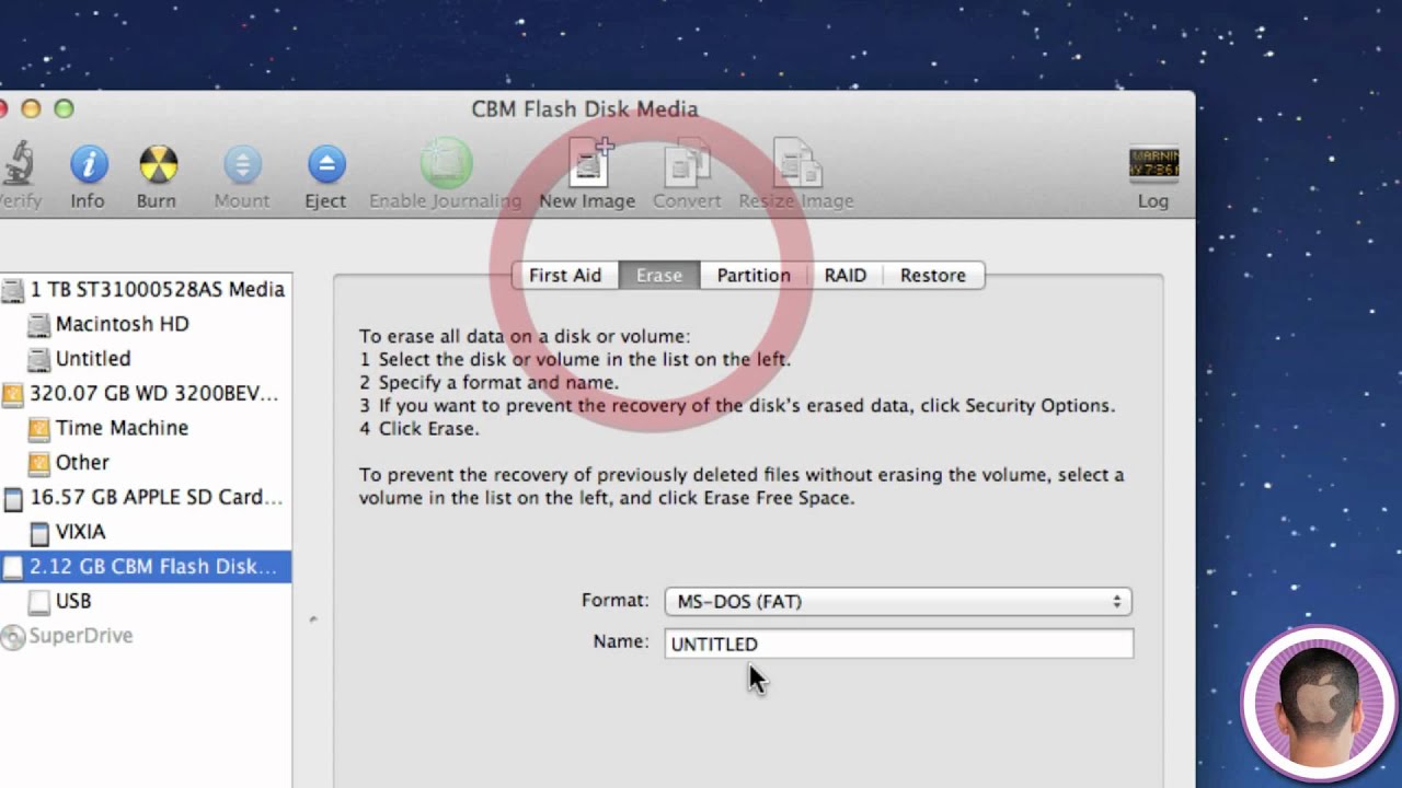 pen drive format for mac and windows